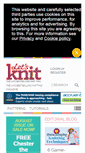 Mobile Screenshot of letsknit.co.uk